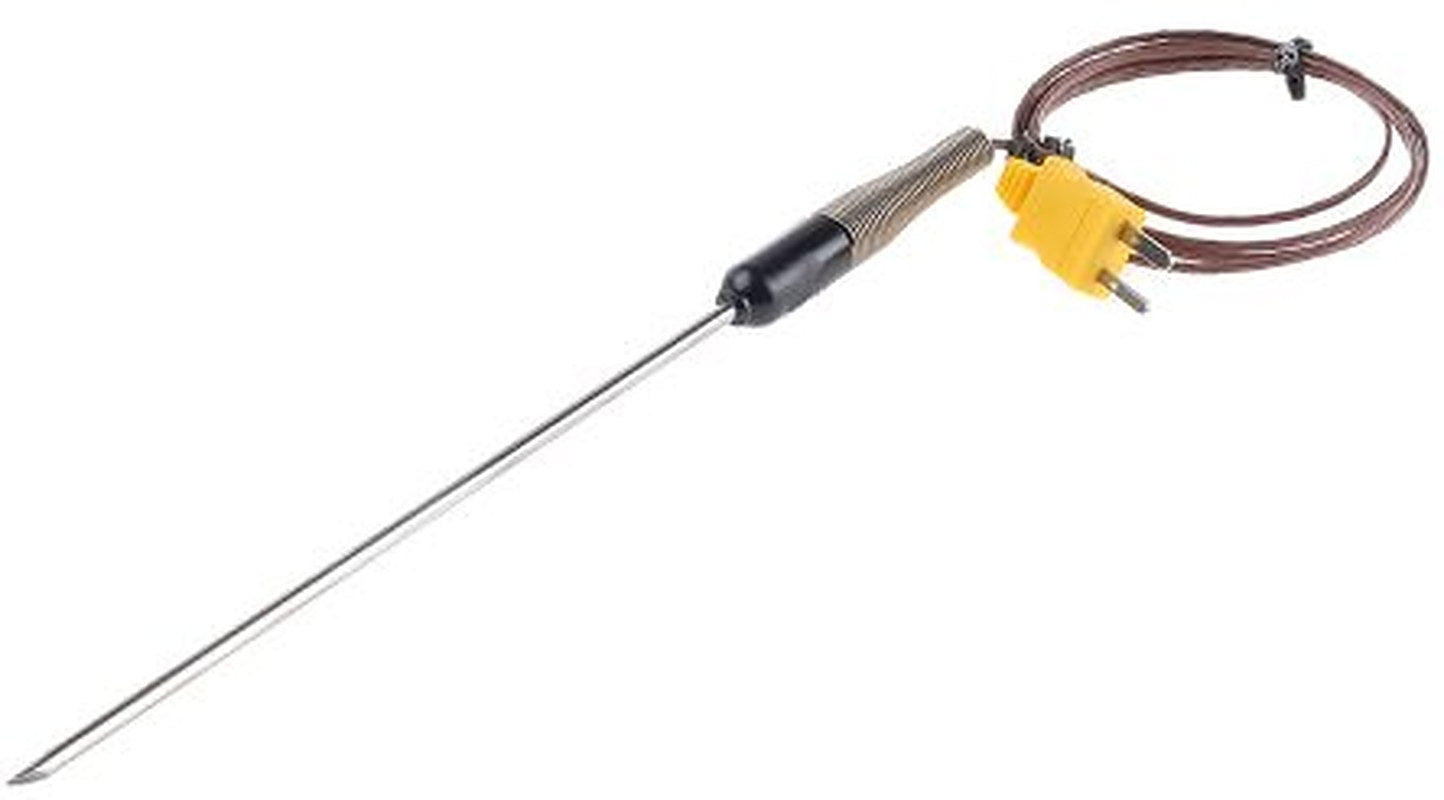 Fluke Type K Lance Insertion, Surface, General, Air Temperature Probe, 140 mm Length, 9.5 mm Diameter, 260 °C Max
