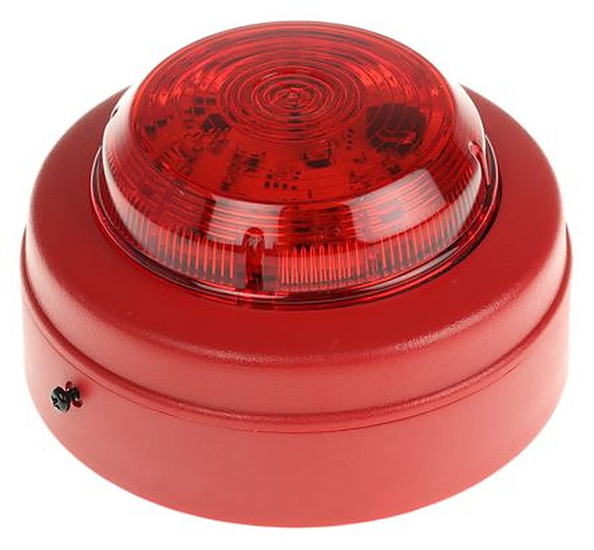 Eaton Fulleon, Solista Maxi Series Red Flashing Beacon 60V dc, LED Bulb Surface, IP65, IP54