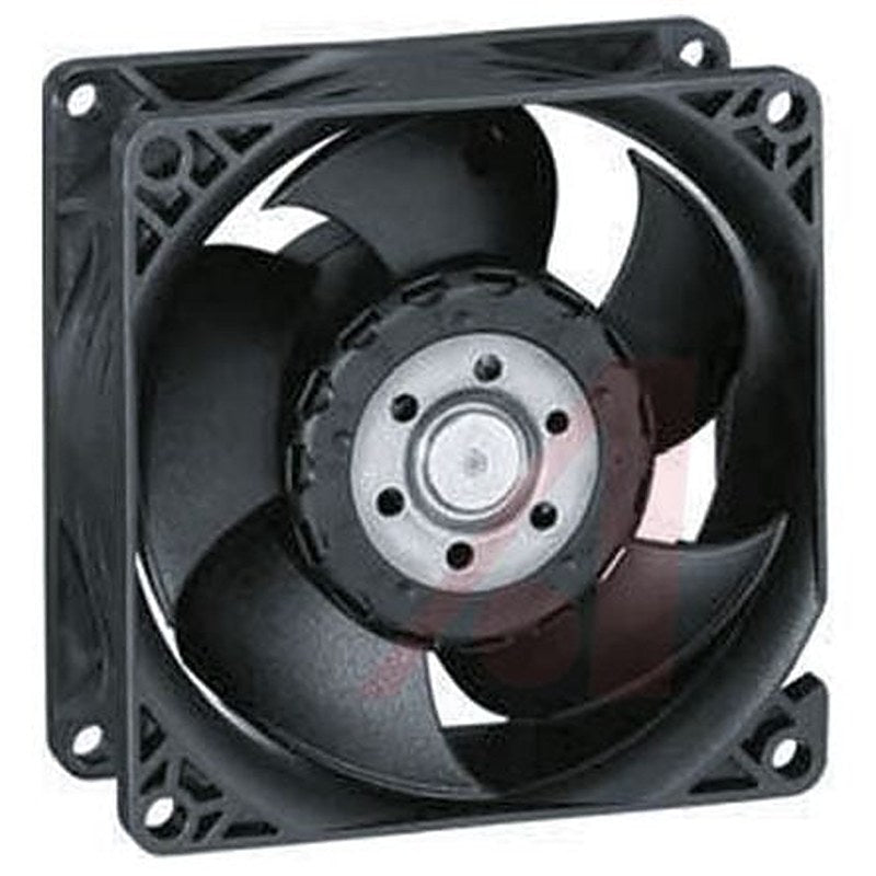 ebm-papst 8200 J Series Axial Fan, 24V dc, 190 m³/h, 26 W, IP68 80 mm 38mm 38 mm