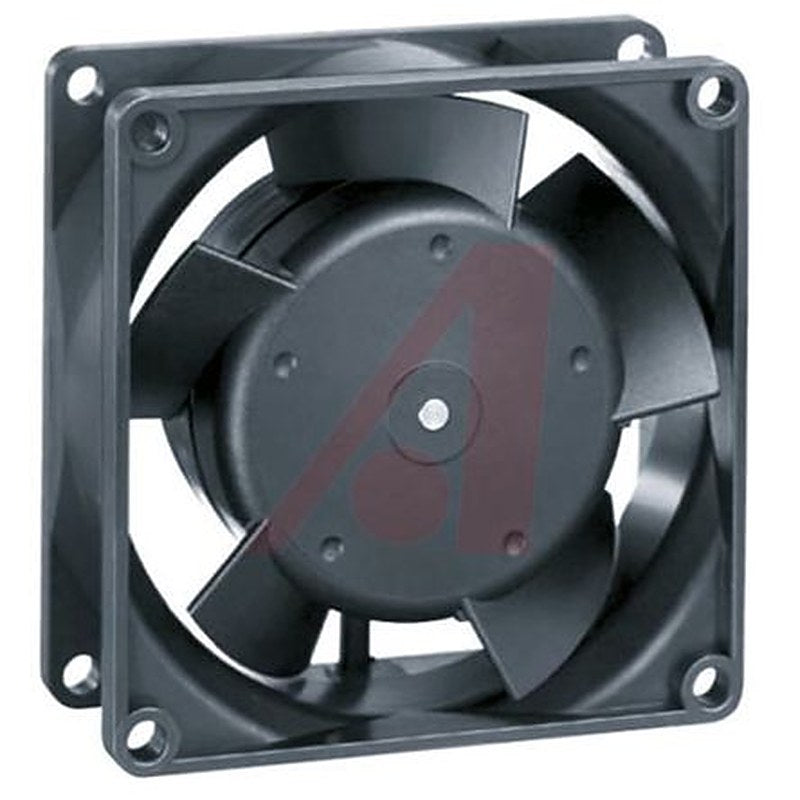ebm-papst 8300 Series Axial Fan, 24V dc, 80 m³/h, 6 W, 20 mA Max, IP68 80 mm 80mm 32 mm