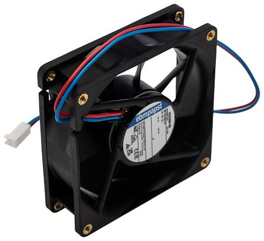 ebm-papst 8400 N Series Axial Fan, 24V dc, 33 m³/h, 700 mW, IP20 80 mm 25mm 25 mm