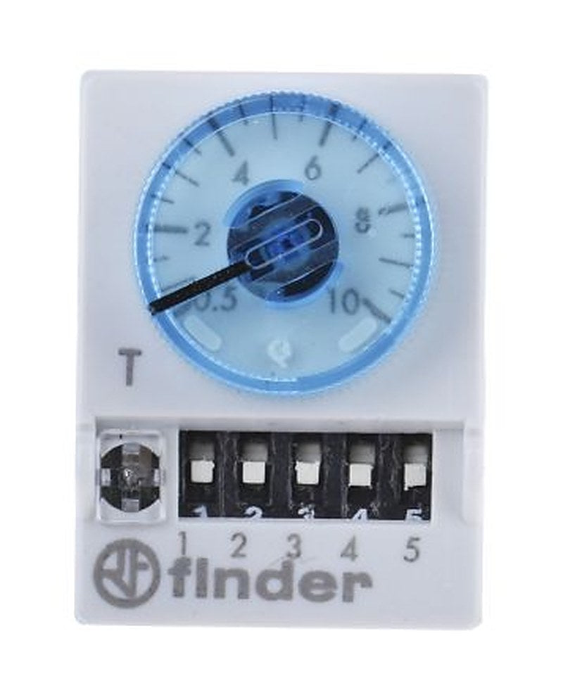 Finder 85 Series Timer Relay, 4-Contact, 12 V dc 12V ac, Multifunction-Function, 4PDT Switch Configuration