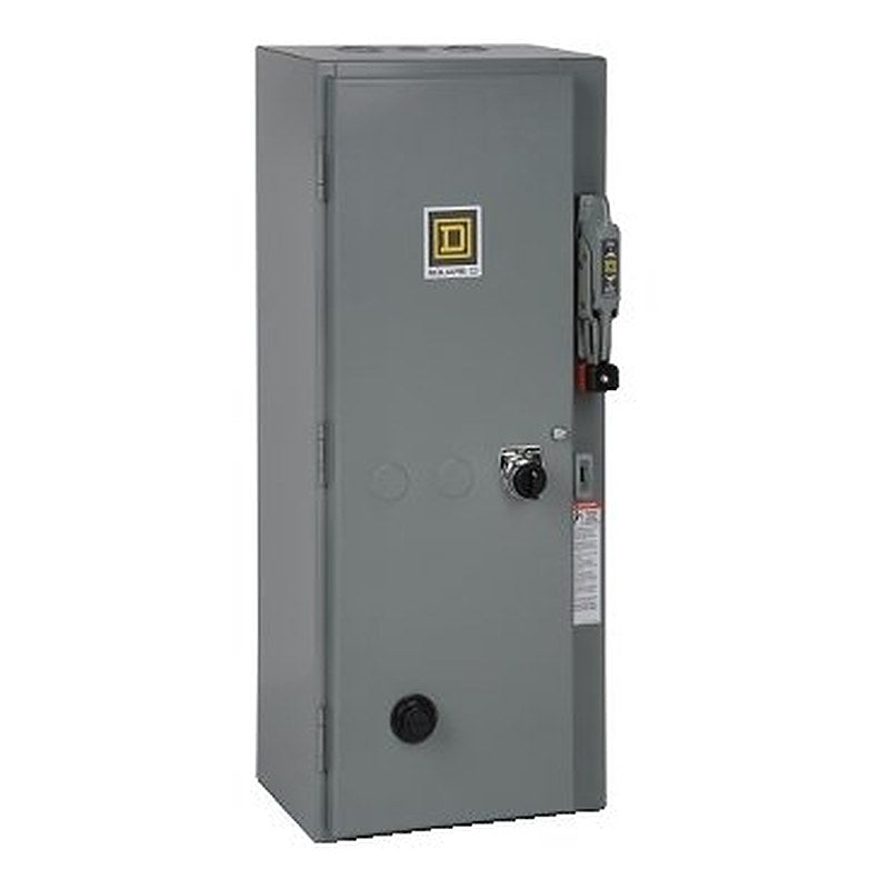 NEMA Combo starter, Type S, 60A fusible disconnect, size 2, 25HP at 600VAC polyphase, 120VAC coil, NEMA 1 (NEMA Combo starter Type S) is a Schneider Electric product. Designed for reliable performance and long service life. Available across Iraq — contact us for pricing and delivery options.