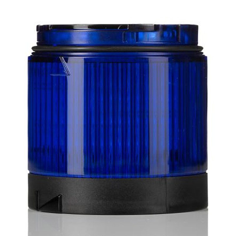 Allen Bradley 856T Series Blue Steady, Flashing, Strobe Effect Beacon Tower, LED Bulb 24V ac/dc, AC/DC, IP67, IP66