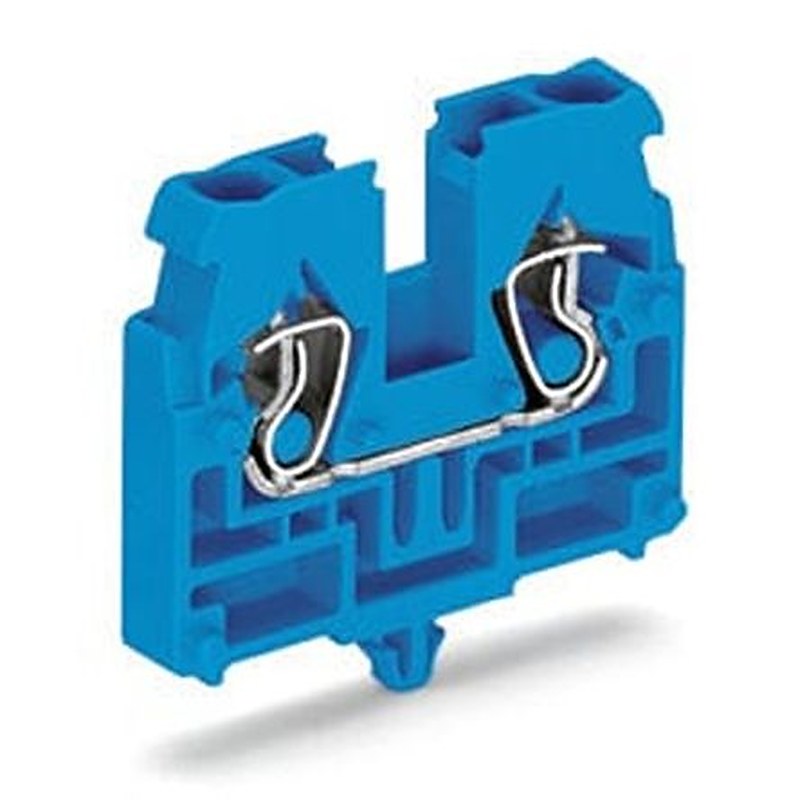 WAGO 869-314 869 Series Terminal Block Blue, 2.5mm², 1-Level, Cage Clamp