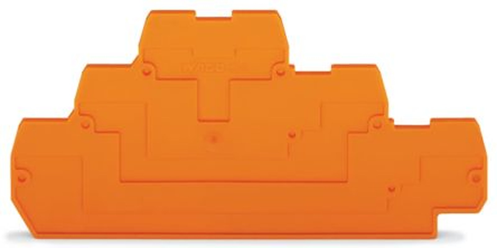 WAGO 870 Series End & Intermediate Plate for Use with Rail Mount Terminal Blocks