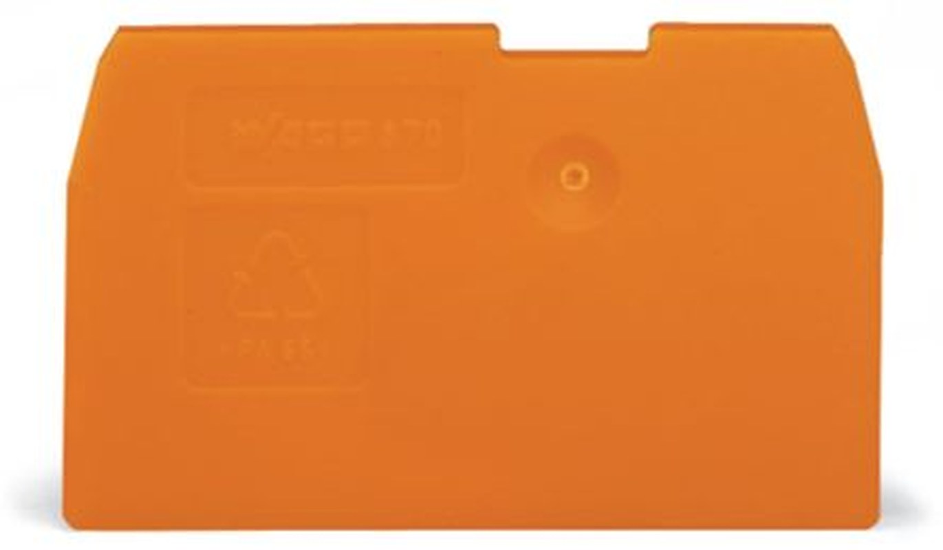 WAGO 870 Series End & Intermediate Plate for Use with Rail Mount Terminal Blocks