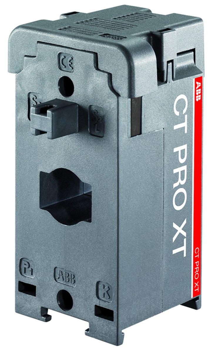 ABB CT PRO XT Current Transformer The CT PRO XT range of current transformers has been specially designed for easy and safe switchboard installation, testing and maintenance operations thanks to the compact size of the products and their flexible assembly system. These current transformers are designed to be part of metering systems, where they are used to allow indirect measuring of electrical parameters of the network. Compact dimensions for flexible installation DIN rail, cable or busbar installation 5A