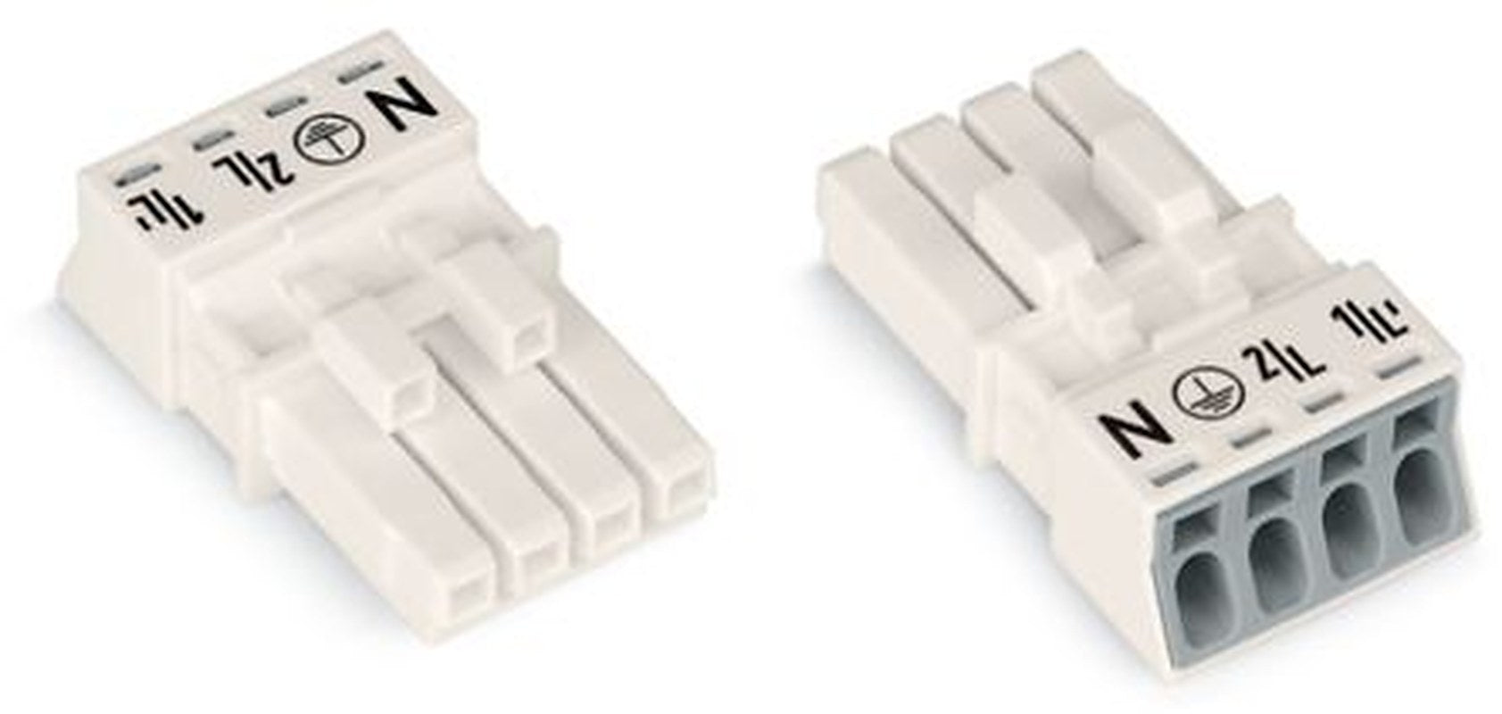 WAGO 890 Series Plug-in Connector Female, 4-Pole, 16A, 4-Way, IP40, IP20