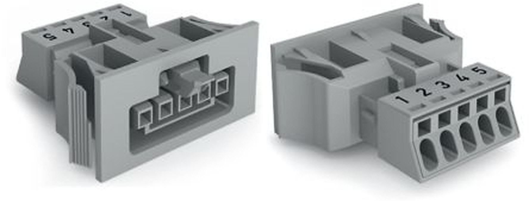 WAGO 890 Series Snap-in Connector Female Push-in, 5-Pole, 16A, 5-Way, IP40