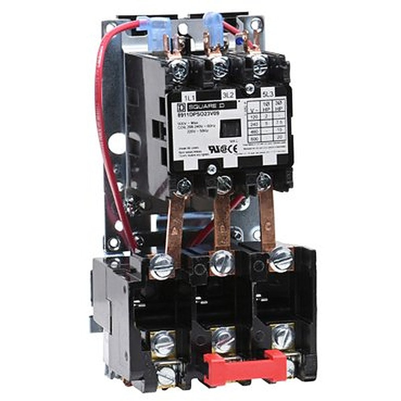 NEMA starter, Definite Purpose, 25A, 20HP at 600VAC, 3 phase, 3 pole, melting alloy, 208V to 240VAC coil, open (NEMA starter Definite Purpose) is a Schneider Electric product. Designed for reliable performance and long service life. Available across Iraq — contact us for pricing and delivery options.