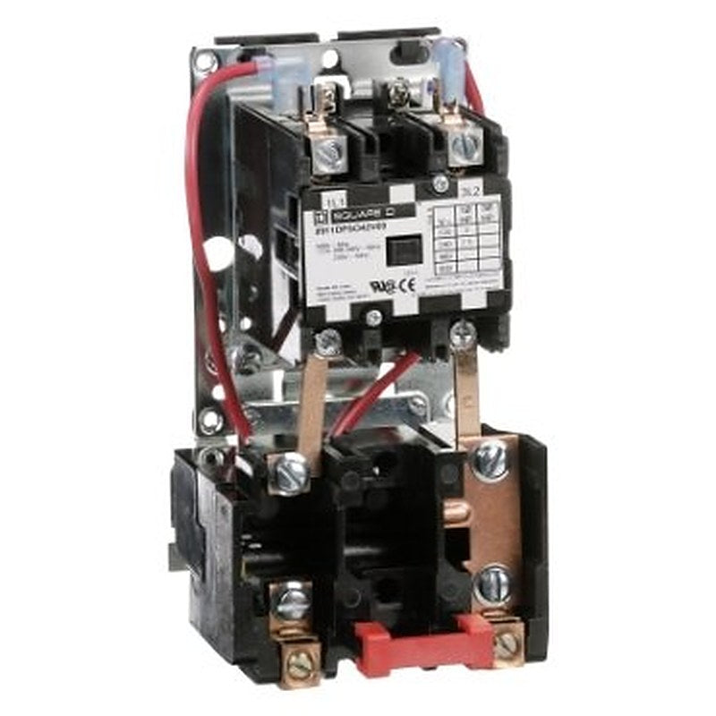 NEMA starter, Definite Purpose, 40A, 7.5HP at 240VAC, 1 phase, 2 pole, melting alloy, 208V to 240VAC coil, open (NEMA starter Definite Purpose) is a Schneider Electric product. Designed for reliable performance and long service life. Available across Iraq — contact us for pricing and delivery options.