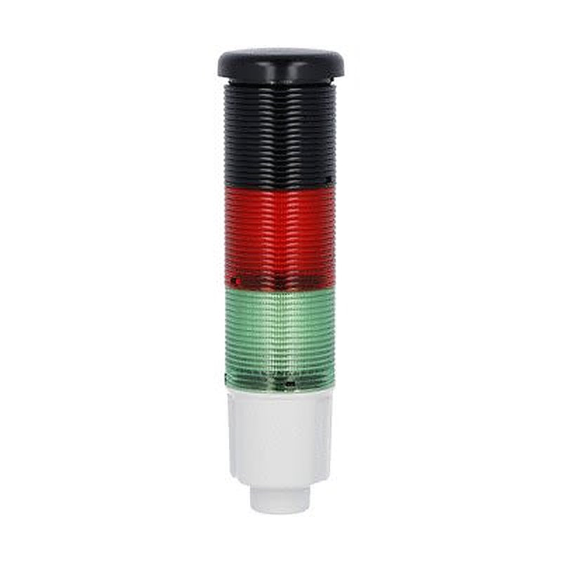 Lovato 8TL4 Series Green, Red Signal Tower Electronic, 2 Lights 24V dc