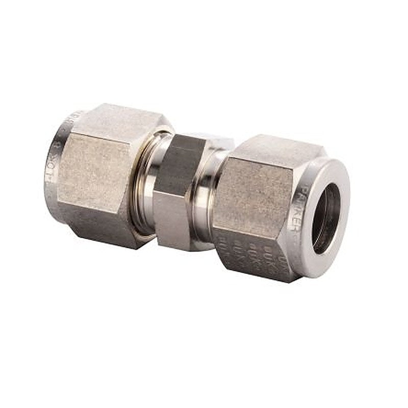 Parker 8SC8-6MO Hydraulic Fitting, Stainless Steel, 0.5 in Hose ID
