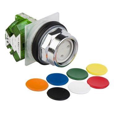Push-button, Harmony 9001K, metal, recessed, 7 colours choice, 30mm, spring return, 1 NO (Push-button Harmony 9001K) is a Schneider Electric product. Designed for reliable performance and long service life. Available across Iraq — contact us for pricing and delivery options.