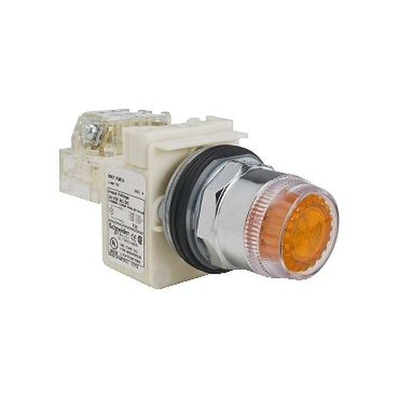 Illuminated push-button, Harmony 9001K, metal, plastic guard flush, green, 30mm, spring return, 120V, 1 C/O (Illuminated push-button Harmony 9001K) is a Schneider Electric product. Designed for reliable performance and long service life. Available across Iraq — contact us for pricing and delivery options.