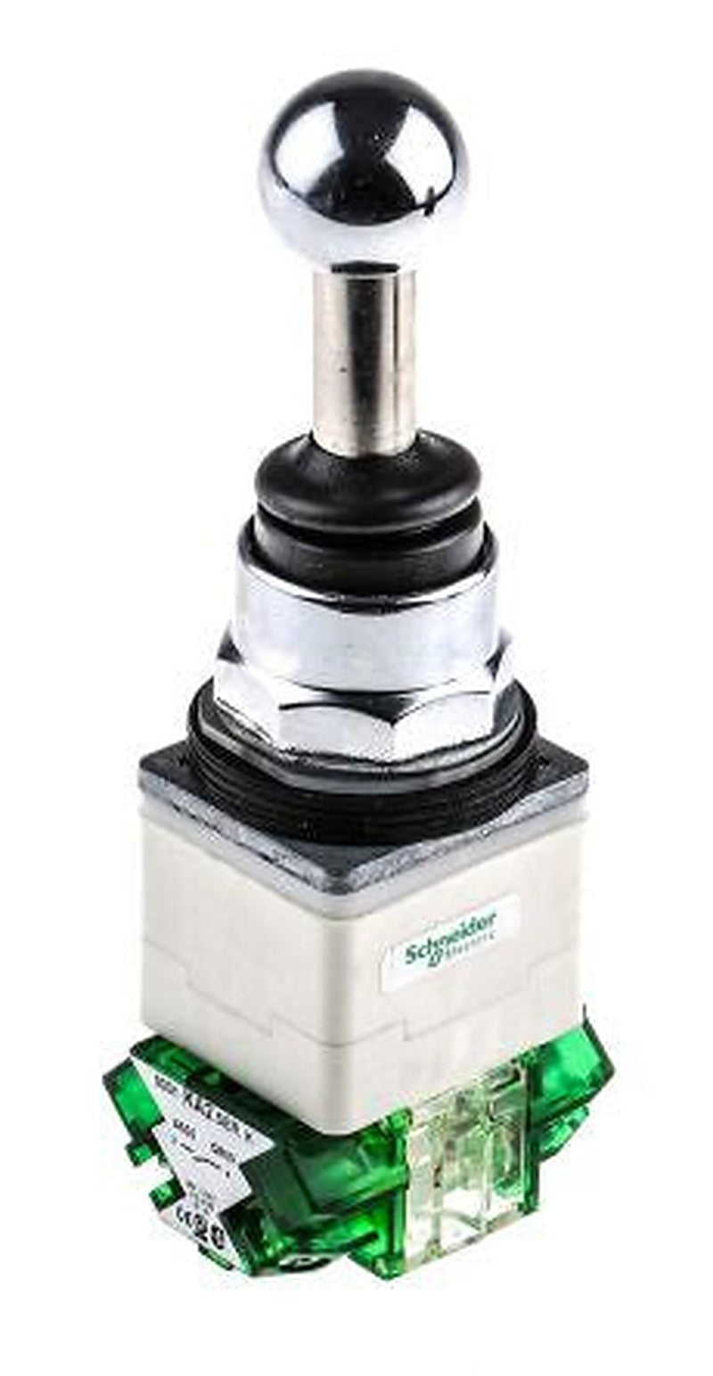 Schneider Electric 2-Axis Joystick Lever Slow Break, IP66, 240 V ac, 3 A, 550mA