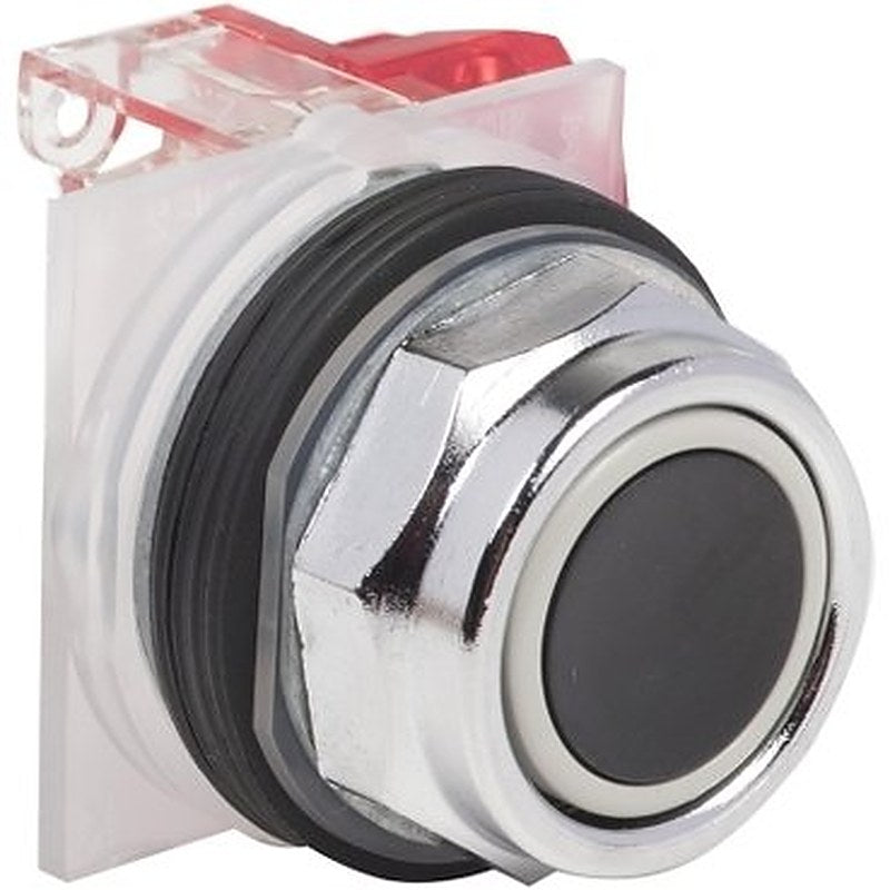 Push-button, Harmony 9001K, metal, flush, black, 30mm, spring return, 1 NC (Push-button Harmony 9001K) is a Schneider Electric product. Designed for reliable performance and long service life. Available across Iraq — contact us for pricing and delivery options.