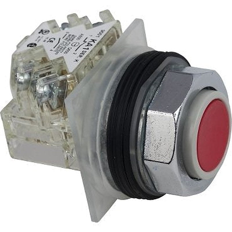 Push button, Harmony 9001K, metal, projecting, red, 30mm, spring return, 1 CO (Push button Harmony 9001K) is a Schneider Electric product. Designed for reliable performance and long service life. Available across Iraq — contact us for pricing and delivery options.