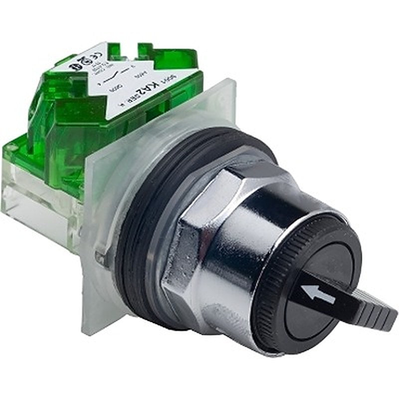 Schneider Electric Knob Selector Switch - (1 NO) 30 mm Cutout Diameter 2 Positions