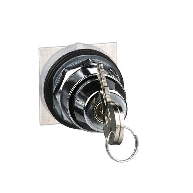 Schneider Electric Key Selector Switch Selector Switch - 30 mm Cutout Diameter 3 Positions