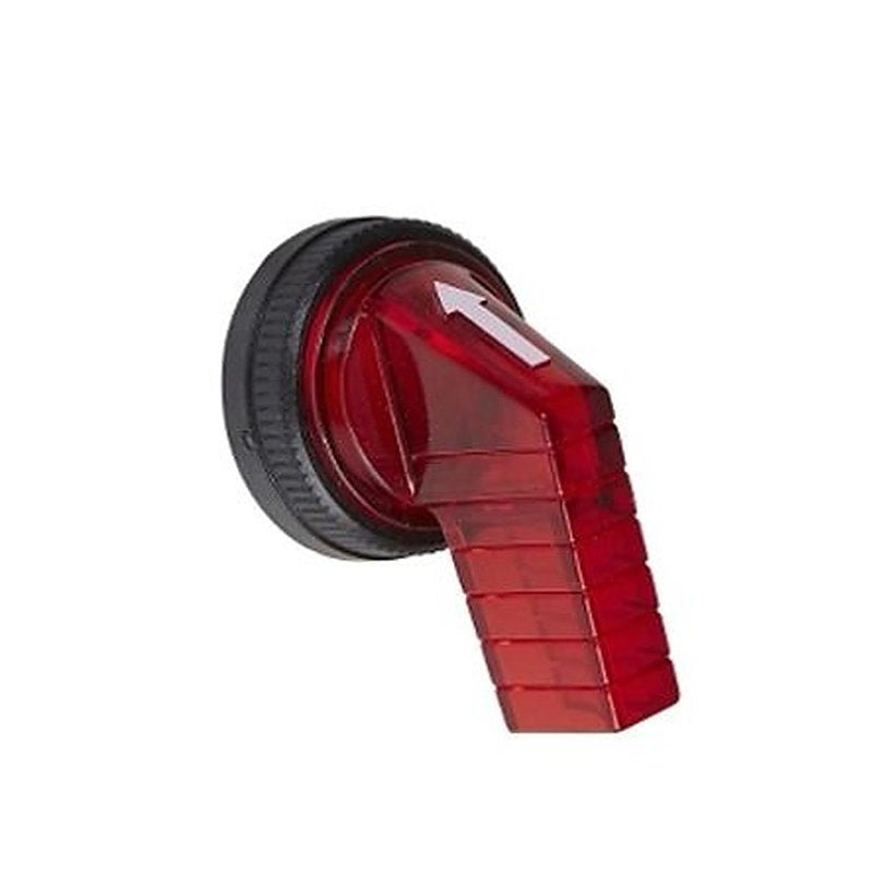 Schneider Electric Harmony 9001K Series Selector Switch Head, 30 mm Cutout, Red Handle