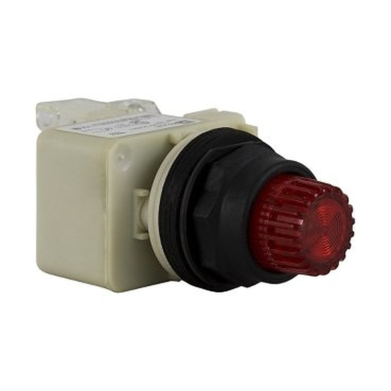 Illuminated push-button, Harmony 9001SK, plastic, projecting, red, 30mm, spring return, 110-120V, 1 C/O (Illuminated push-button Harmony 9001SK) is a Schneider Electric product. Designed for reliable performance and long service life. Available across Iraq — contact us for pricing and delivery options.