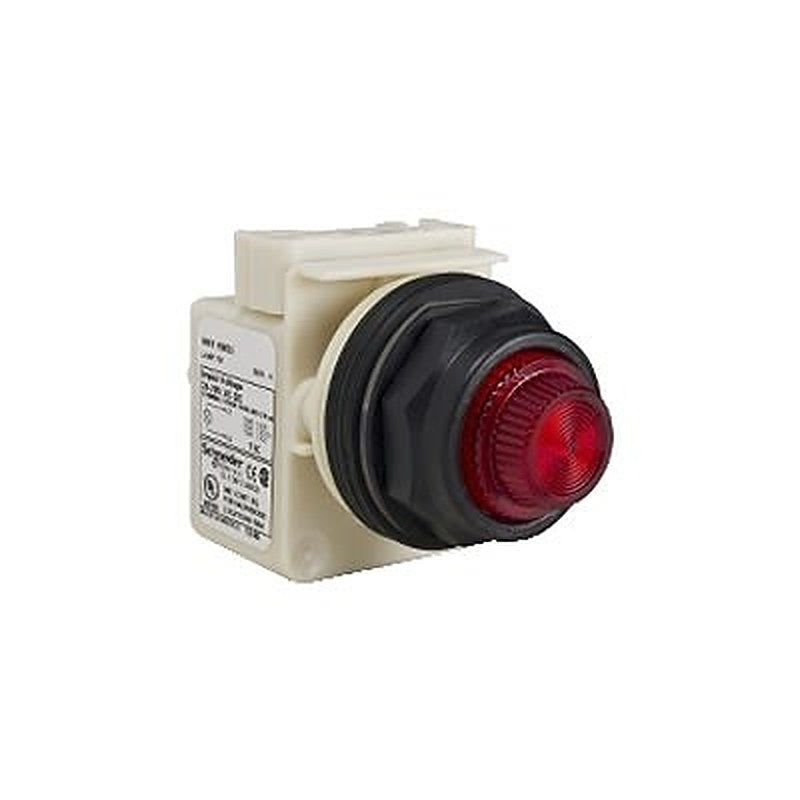 Schneider Electric, Harmony 9001SK Red Incandescent Lamp Pilot Light, 30 mm Cutout, IP65, IP66, Round, 28V ac/dc