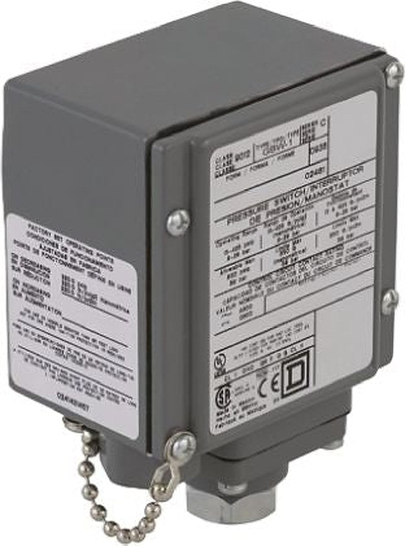 Telemecanique Sensors Pressure Switch 27 psi 130 psi