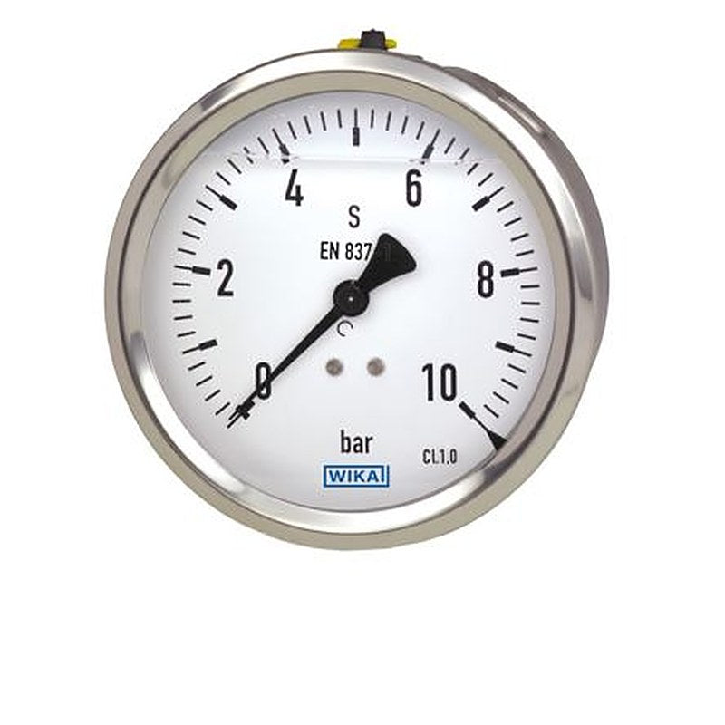 WIKA G 1/4 Threaded Pressure Gauge, 63 mm, 25 bar