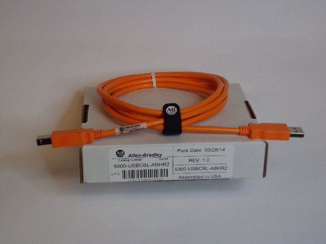 USB Programming Cable, with High Retention A and B style connectors, 2 Meters