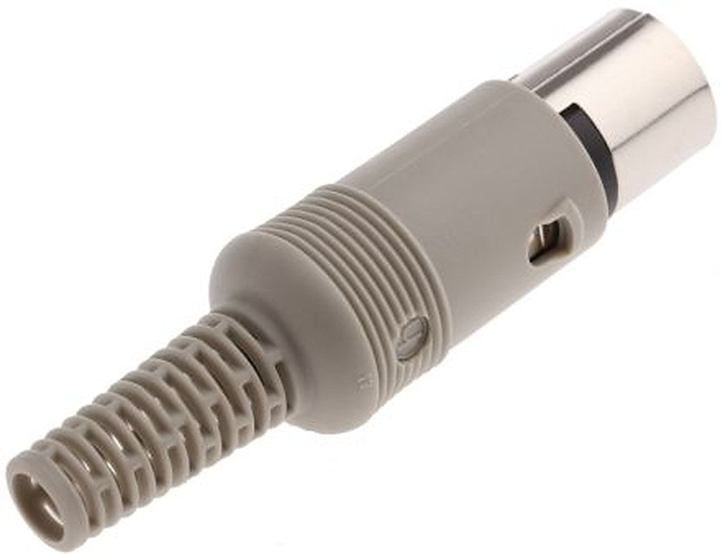 Hirschmann, MAS 8 Pole Straight Miniature DIN Plug, DIN 41524, 4A, 34V ac/dc IP30, Cable Male