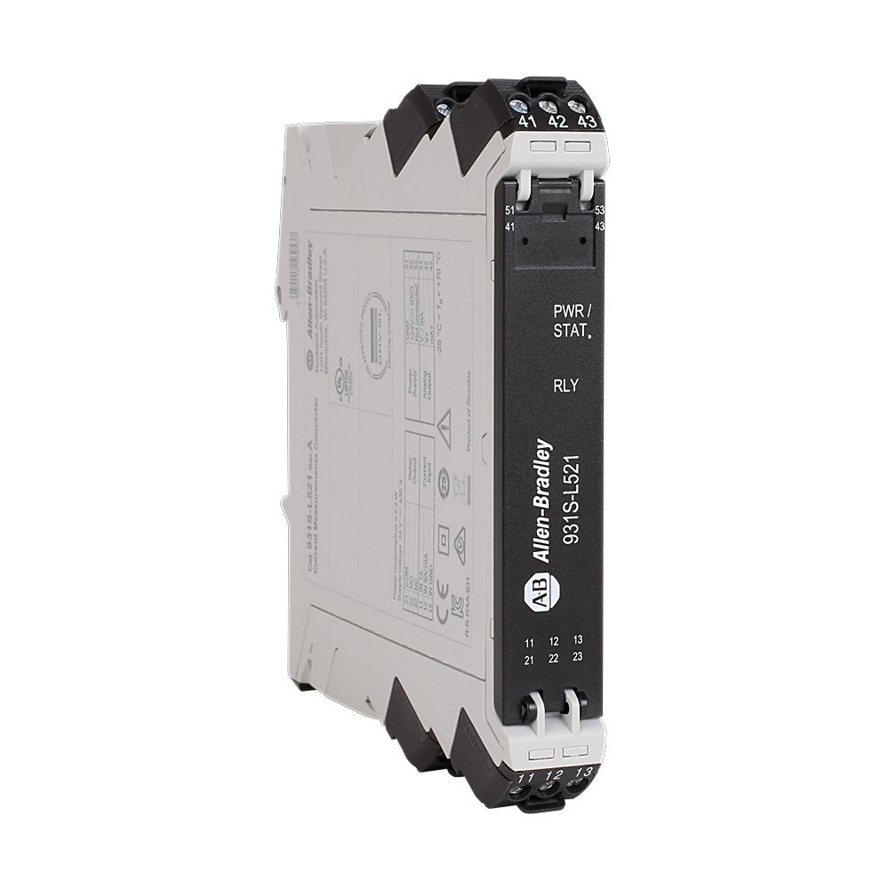 931S-L521 : 0...1/5/10 A AC/DC Input to Configurable Analog Output/Limit Value Relay Output; Single Channel; 24VDC; DIP&Potentiometer