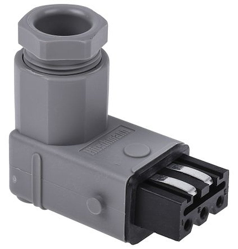 Hirschmann, ST IP54 Grey Industrial Power Connector, Cable Mount, Rated At 16A, 400V