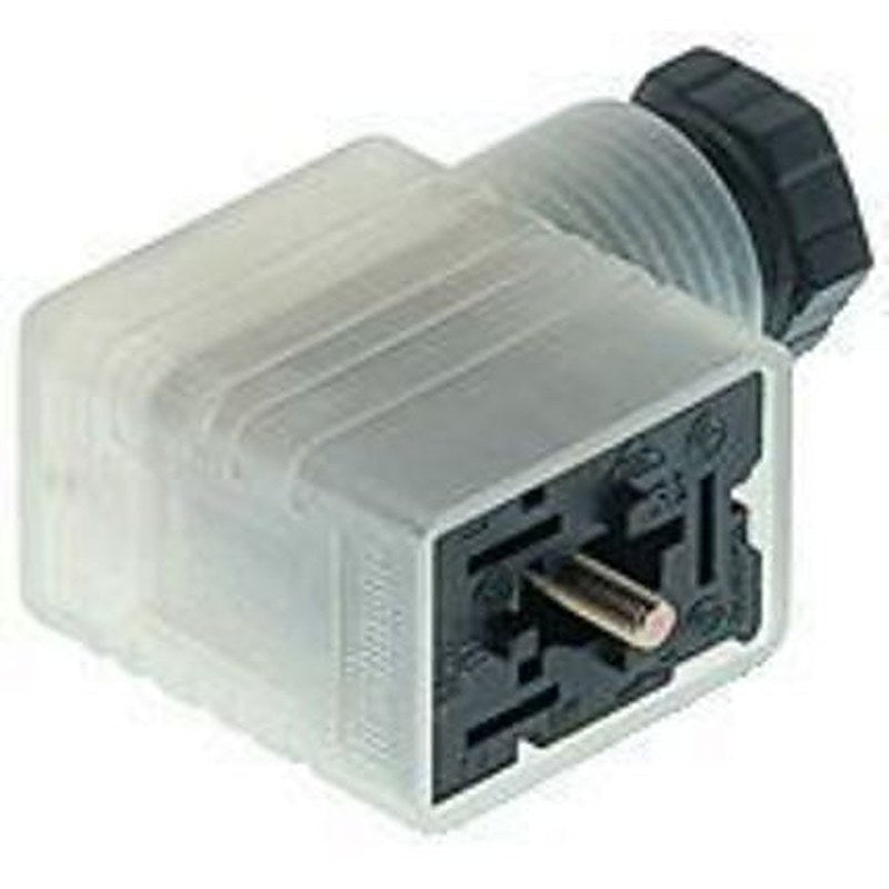 Hirschmann, GML IP65 Black Screw Mount 2P+1P+PE Angled Industrial Power Connector, 10A, 24V ac/dc