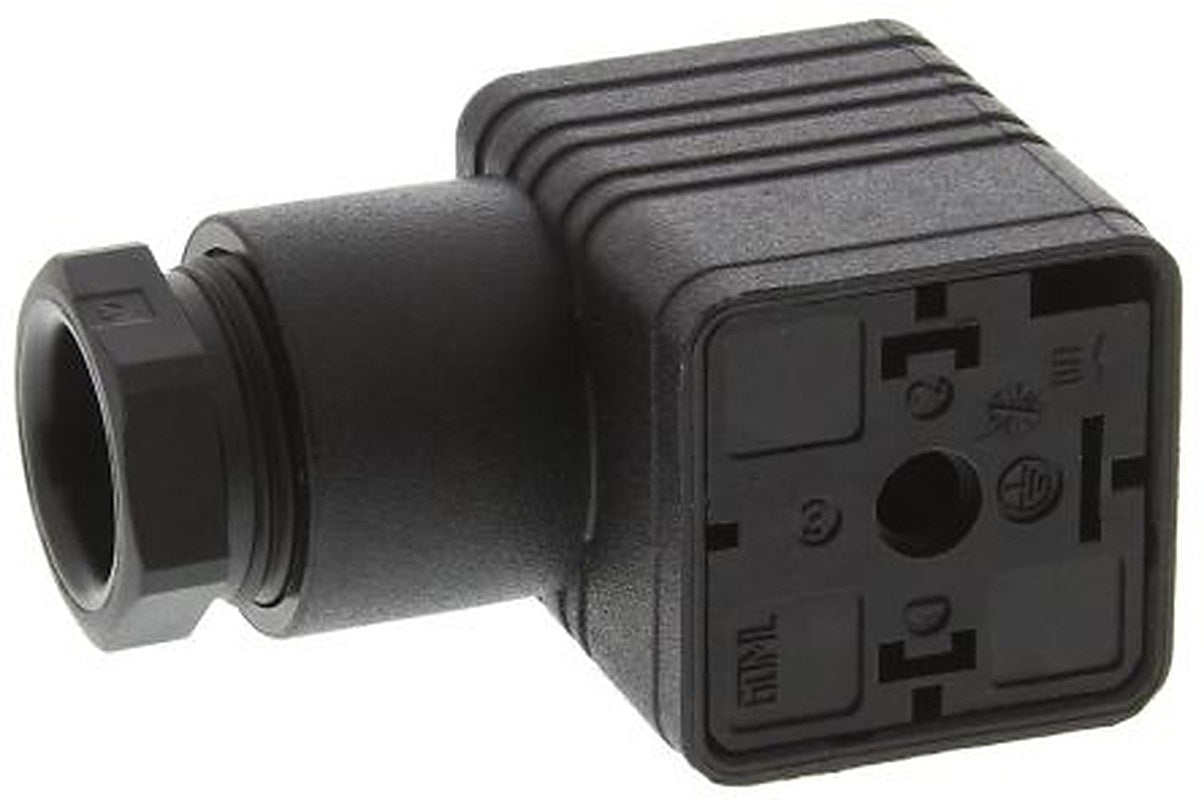 Hirschmann GDML 2+E DIN 43650 A Solenoid Valve Connector Female, 250V ac/dc Voltage
