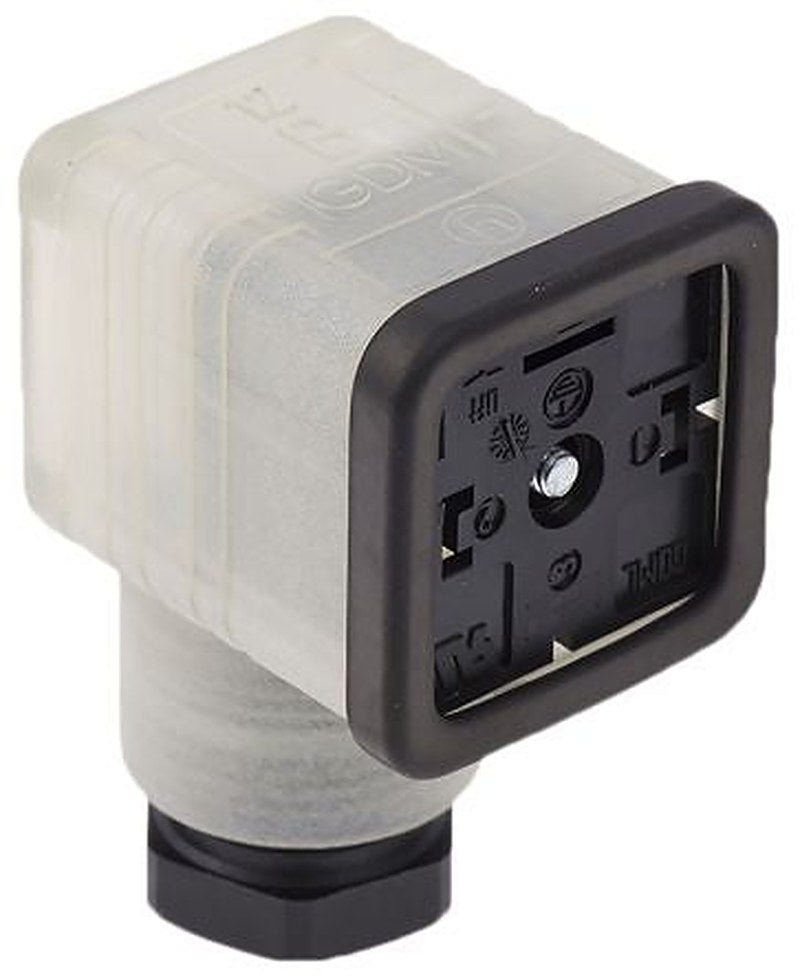Hirschmann GDML 2+E DIN 43650 A Solenoid Valve Connector Indicator Light, 120V ac/dc Voltage