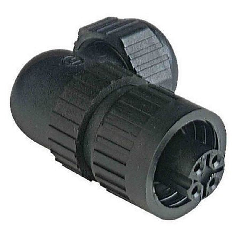 Hirschmann, CA IP66, IP67 Black Screw Mount 3P+PE Angled Industrial Power Connector, 16A, 230V, 400 V