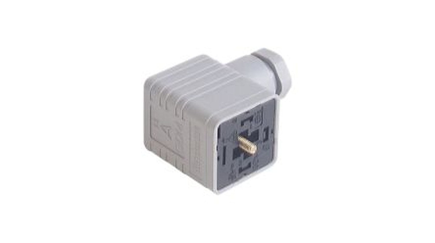 Hirschmann GDM 3016 DIN EN 60664-1 DIN 43650 Solenoid Connector Female, 50V ac/dc Voltage