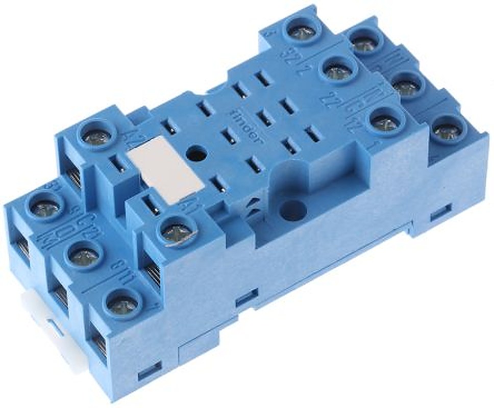 Finder 94 11 Way 250V ac DIN Rail Relay Socket