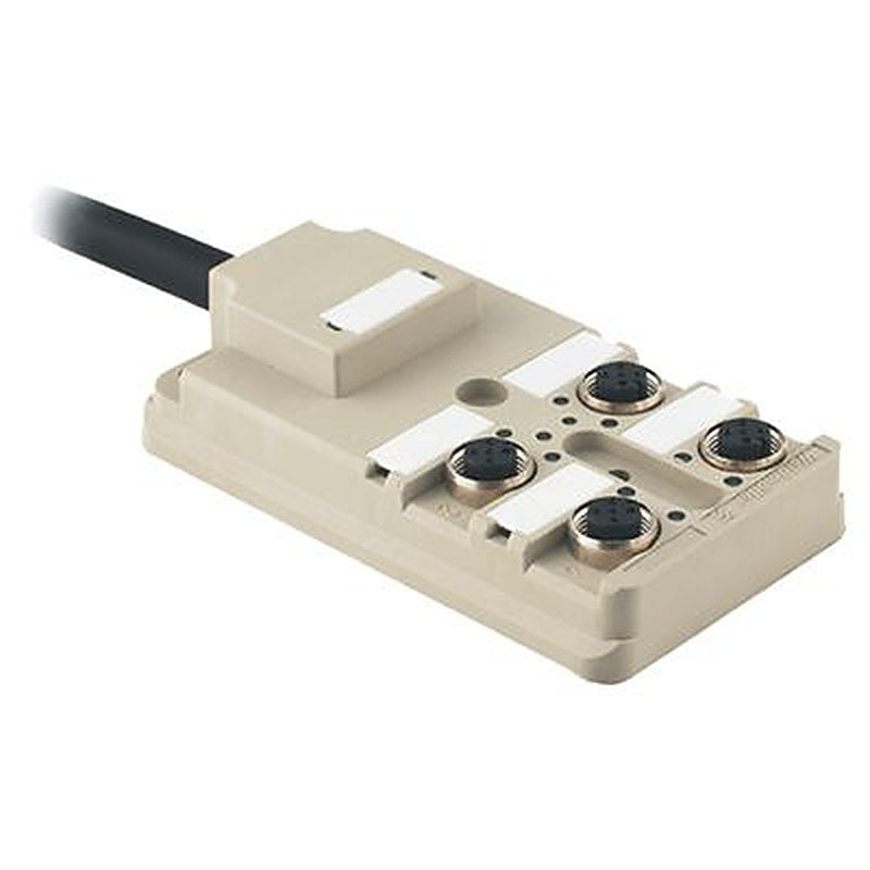 Weidmüller SAI Series Actuator Hub, 4 Port, M12, 5 m