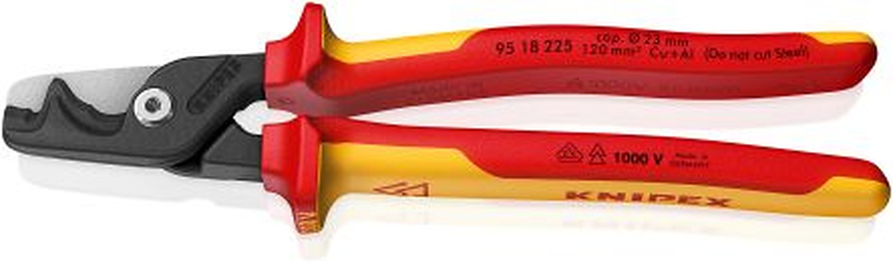 Knipex KNIPEX StepCut® XL VDE/1000V Approved Without Bevel Cutter