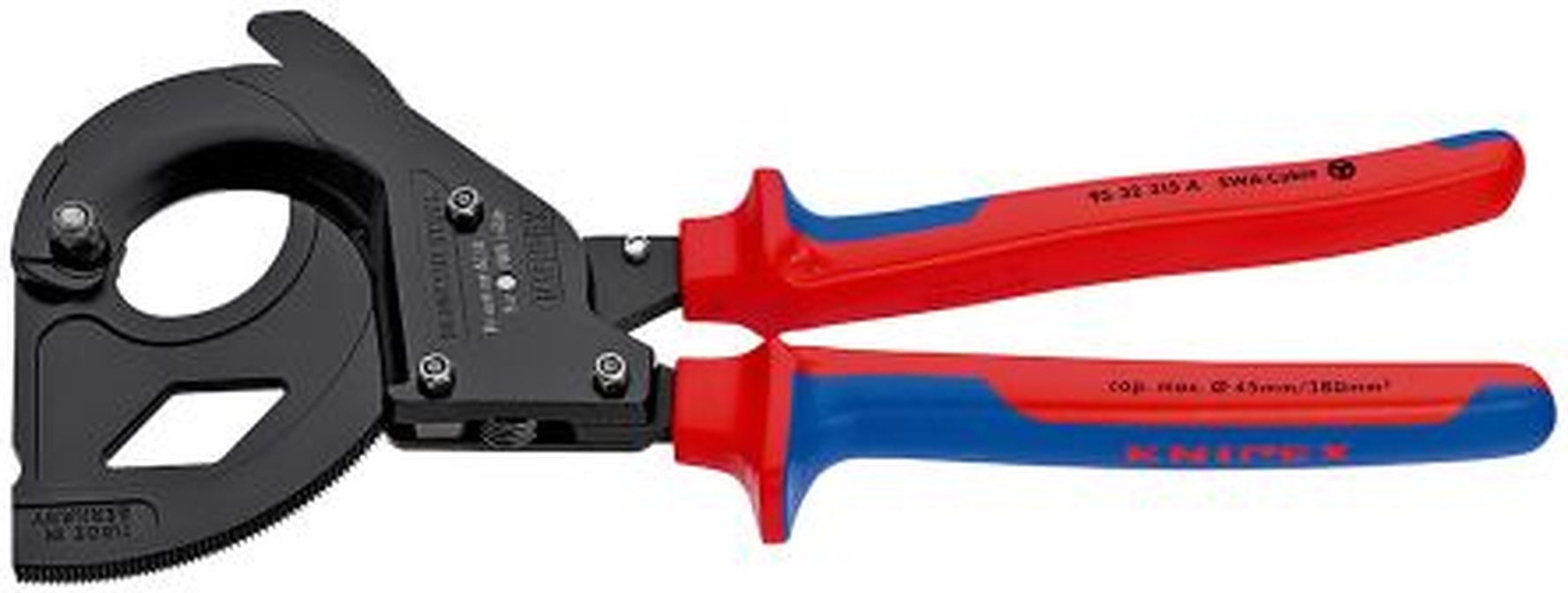 Knipex Knipex Flush Ratchet Cable Cutter