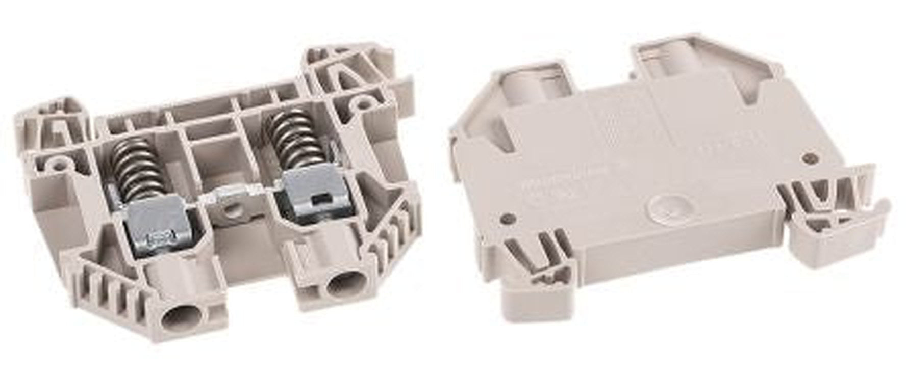 Weidmüller 9537460000 W Series Feed Through Terminal Block Brown, 0.5mm², 10 mm², 1-Level, Screw, IECEx/ATEX