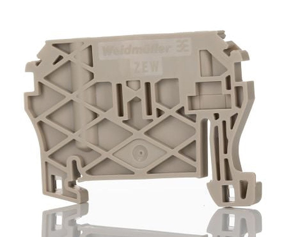 Weidmüller P Series End Stop for Use with DIN Rail Terminal Blocks