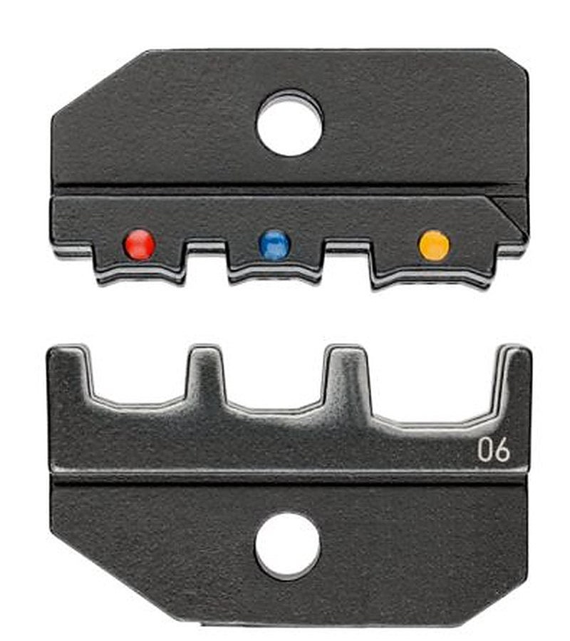 Knipex, 97 Crimp Die Set, Coaxial Type Crimp Die Black