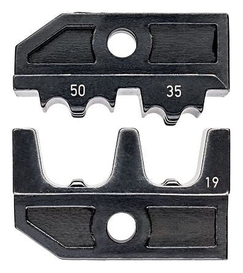 Knipex, 97 Crimp Die Set, Coaxial Type Crimp Die Black