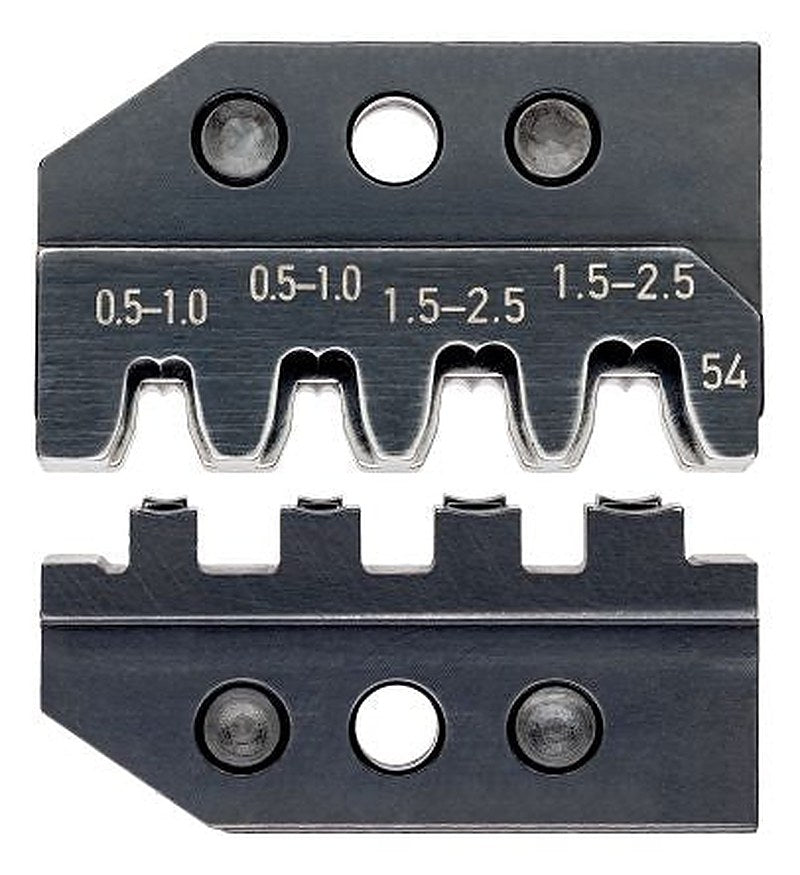 Knipex, 97 Crimp Die Set, Coaxial Type Crimp Die Black