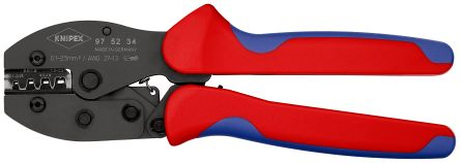 Knipex Crimp Tool for Uninsulated Open Barrel Terminals