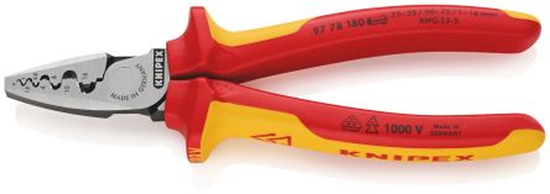 Knipex 97 4.5 mm Crimp Tool for Bootlace Ferrule